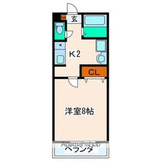 FUJIKOハイツ Ⅶ【105号室号室】の間取り