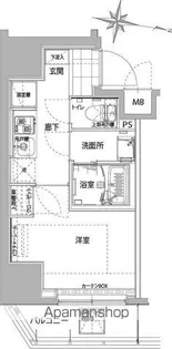 ハーモニーレジデンス横浜大通り公園【10階】の間取り