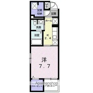 アベニールヒルズ【3階】の間取り