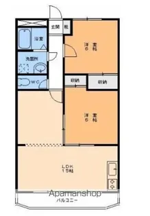 サンヴィレッジお陽さま村【2階】の間取り