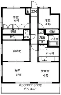K&K【102号室】の間取り