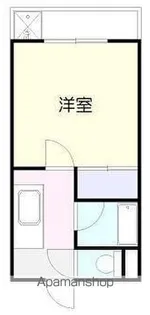 柳丸コーポ北棟【4階】の間取り