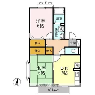 ラフィーネ 弐番館【2階】の間取り