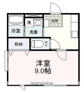 ハオスティアⅡ【1階】の間取り