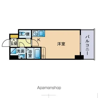 アンルミネ香椎【904号室】の間取り