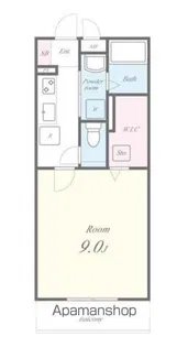 セジュール木本B【1階】の間取り