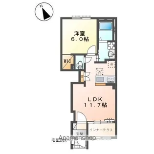 インフィニス【1階】の間取り