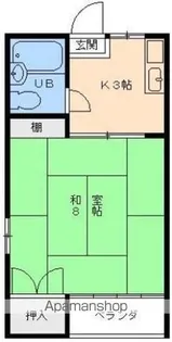 コーポ福寿【2階】の間取り