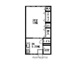 吉田ハウス【10号室】の間取り