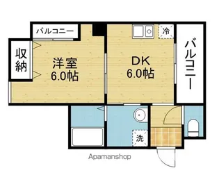 インフィルドⅡ【5階】の間取り