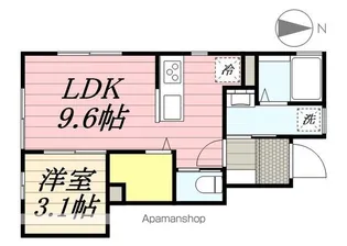 リーブルファイン松戸五香【1階】の間取り