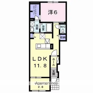 ジラソーレ【1階】の間取り