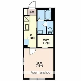 フォーエバー吉澤【A102号室】の間取り