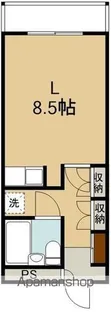 アシスト函館マンション(アシストハコダテマンション)【2階】の間取り
