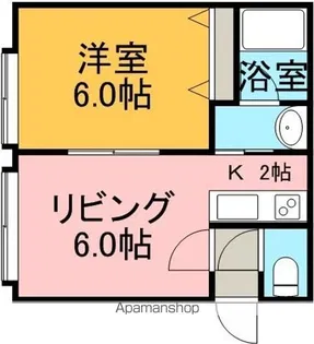 メゾンド・リョウ【305号室】の間取り