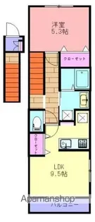コンフォールD&A【205号室】の間取り