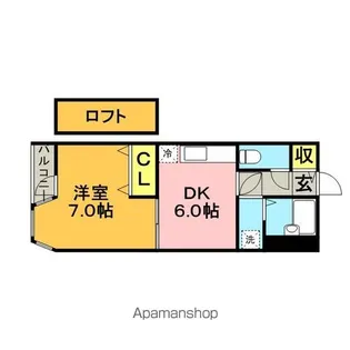 オークヒルズⅡ【306号室】の間取り