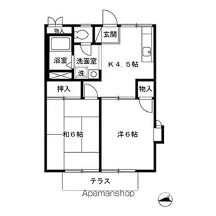 東京都日野市西平山4丁目【アパート】の間取り