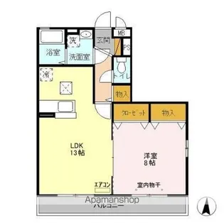 ソルティネーゼ カシマ【1階】の間取り