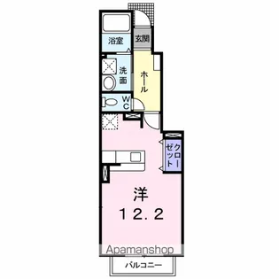 ベルデーアA棟【1階】の間取り