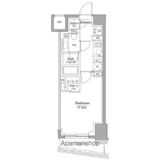 ザ・パークハビオ中野新橋【5階】の間取り