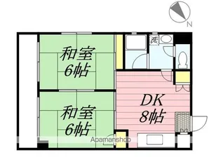 パークサイド筑紫通り【205号室】の間取り
