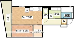 セレッソ【1階】の間取り