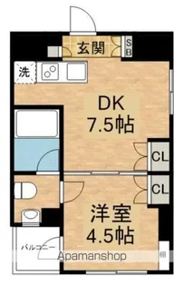 Mスクエア【2階】の間取り