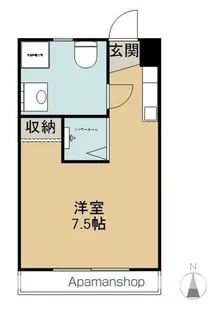 フラット横山【310号室】の間取り