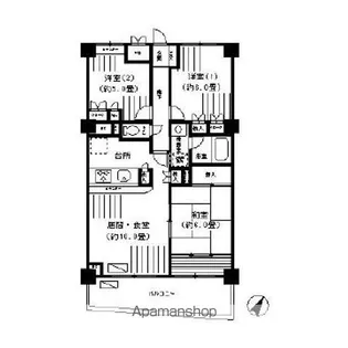 ガーデンコート洋光台【1階】の間取り