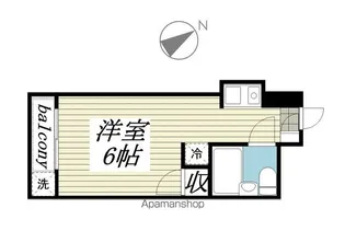 ロイヤルパレス亀有【2階】の間取り