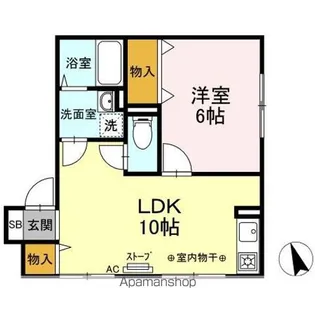 ファイン大野【2階】の間取り