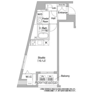 コンフォリア銀座EAST【7階】の間取り