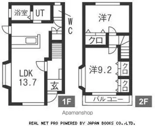 プロヴァンス・ドミール E棟【E-2号室】の間取り