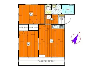 ベルハイム【C101号室】の間取り