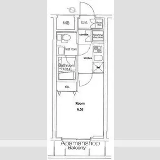 プレミアムキューブ東十条アリア【4階】の間取り