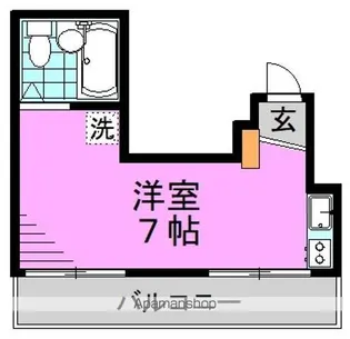 シャルマンハイム【6階】の間取り