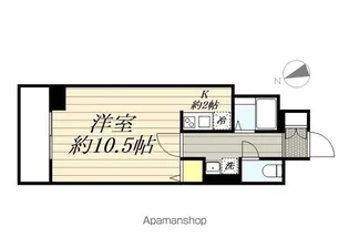 ヴァンテ・アン神楽坂【4階】の間取り