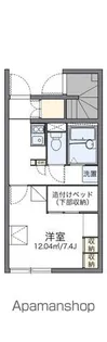 レオパレスグランシーノおおむた【103号室】の間取り