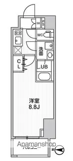 ALTERNA菊川Ⅱ【3階】の間取り