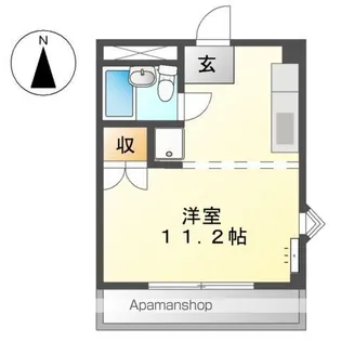 ロイヤルシティ天子田【1階】の間取り