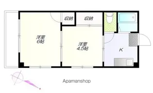 コーポ上原【2階】の間取り