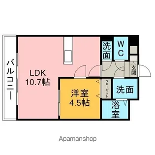 ストーンリバーⅡ【201号室】の間取り