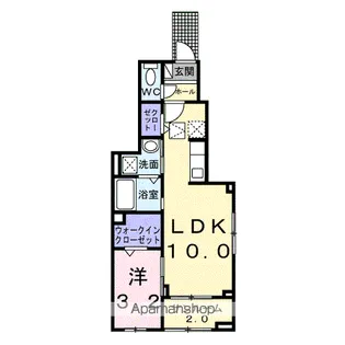 セレーノ【1階】の間取り