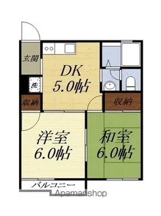 フレグランスあさひ【1階】の間取り
