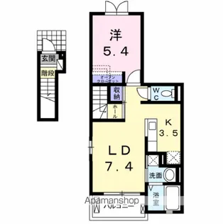 リジエール Ⅱ【2階】の間取り
