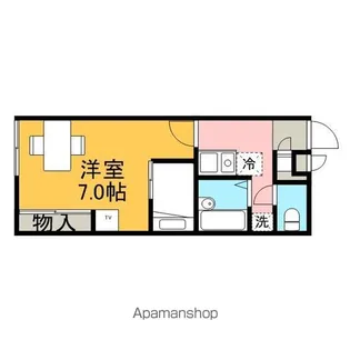 レオパレス虹Ⅱ【207号室】の間取り