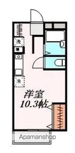 ヤマニあけぼのサンハイツC棟【102号室】の間取り