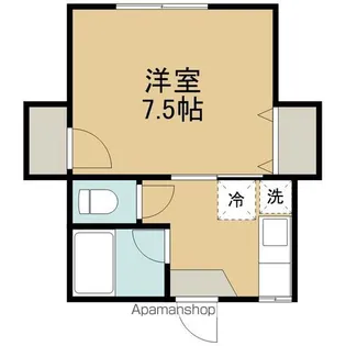 ライズ高松B【102号室】の間取り