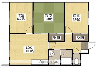 クレール井口【4階】の間取り